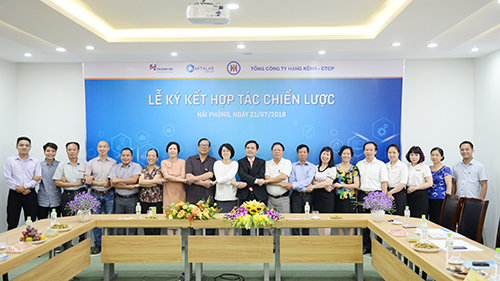 Lễ ký kết hợp đồng chiến lược với BV ĐKQT Hải Phòng