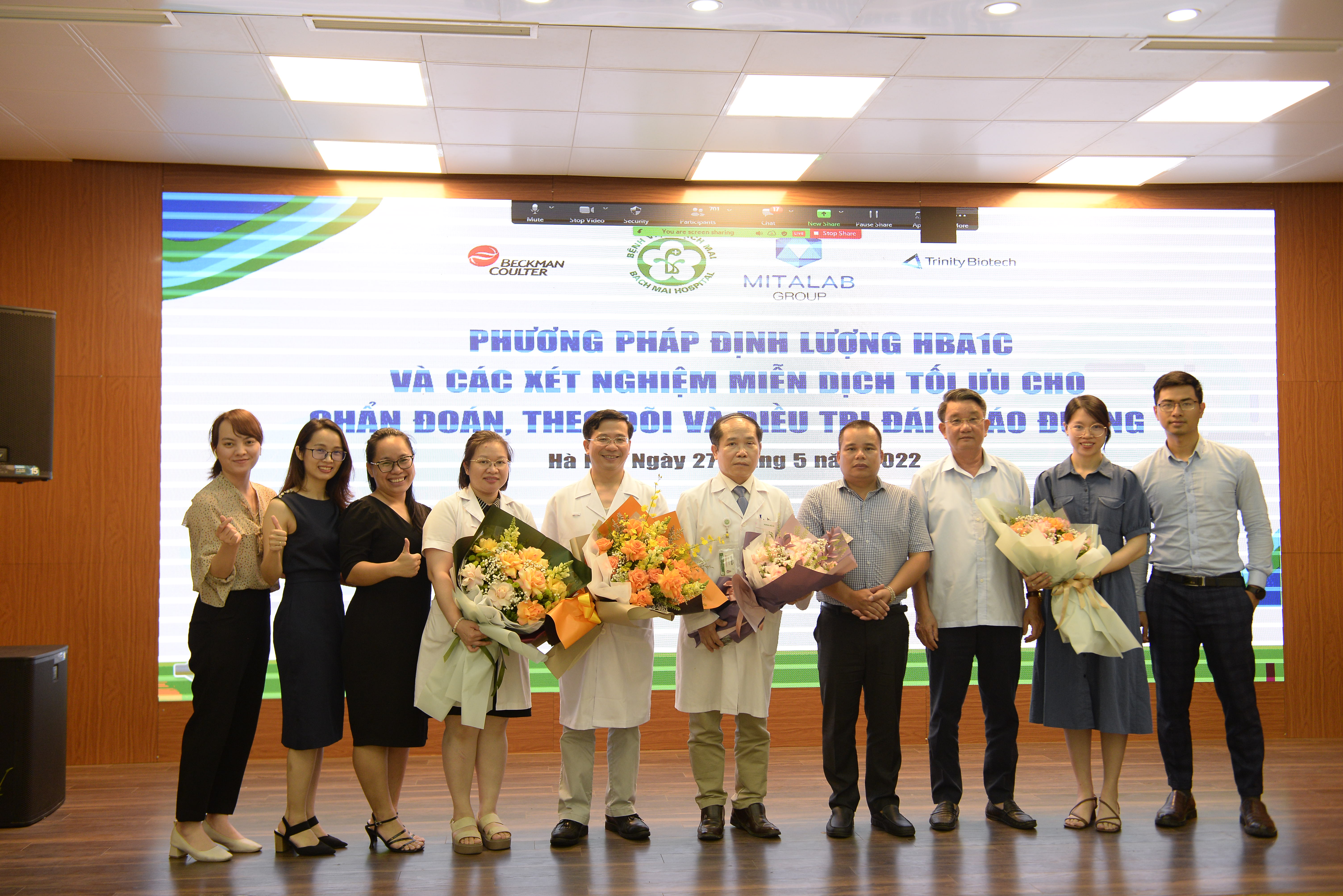 HỘI THẢO: “PHƯƠNG PHÁP ĐỊNH LƯỢNG HBA1C VÀ CÁC XÉT NGHIỆM MIỄN DỊCH TỐI ƯU CHO CHẨN ĐOÁN, THEO DÕI VÀ ĐIỀU TRỊ ĐÁI THÁO ĐƯỜNG” TẠI BỆNH VIỆN BẠCH MAI