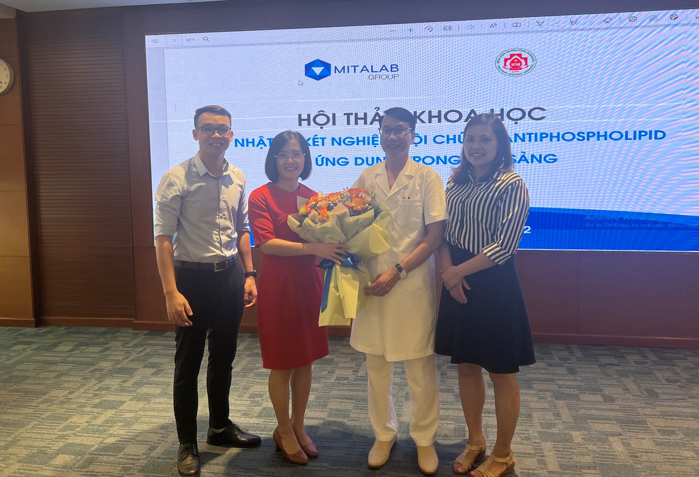 HỘI THẢO KHOA HỌC: “CẬP NHẬT VỀ XÉT NGHIỆM HỘI CHỨNG ANTIPHOSPHOLIPID VÀ ỨNG DỤNG TRONG LÂM SÀNG” TẠI BỆNH VIỆN TRUNG ƯƠNG QUÂN ĐỘI 108