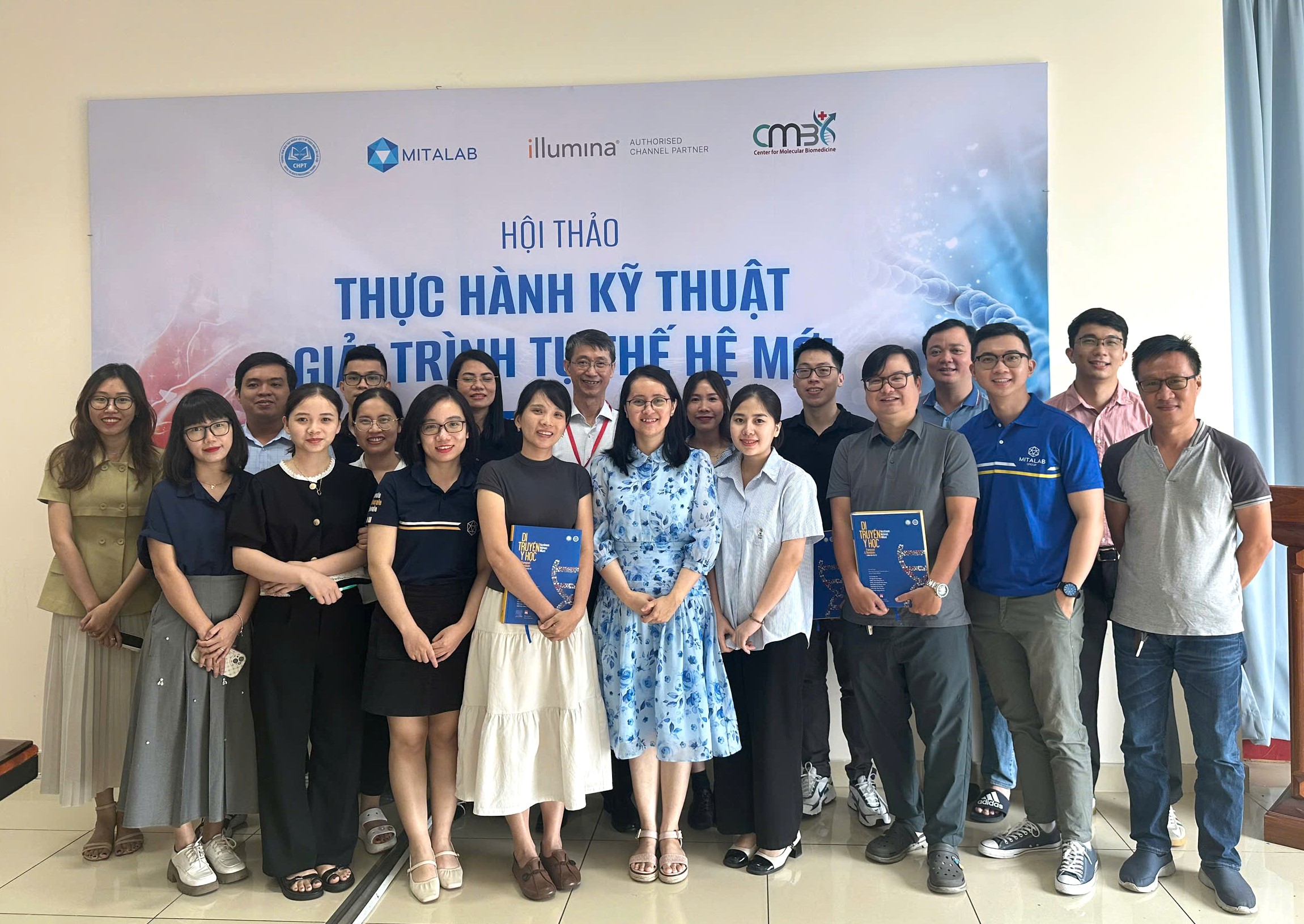 MITALAB ĐỒNG HÀNH CÙNG TRUNG TÂM Y SINH HỌC PHÂN TỬ TỔ CHỨC HỘI THẢO THỰC HÀNH KỸ THUẬT GIẢI TRÌNH TỰ THẾ HỆ MỚI