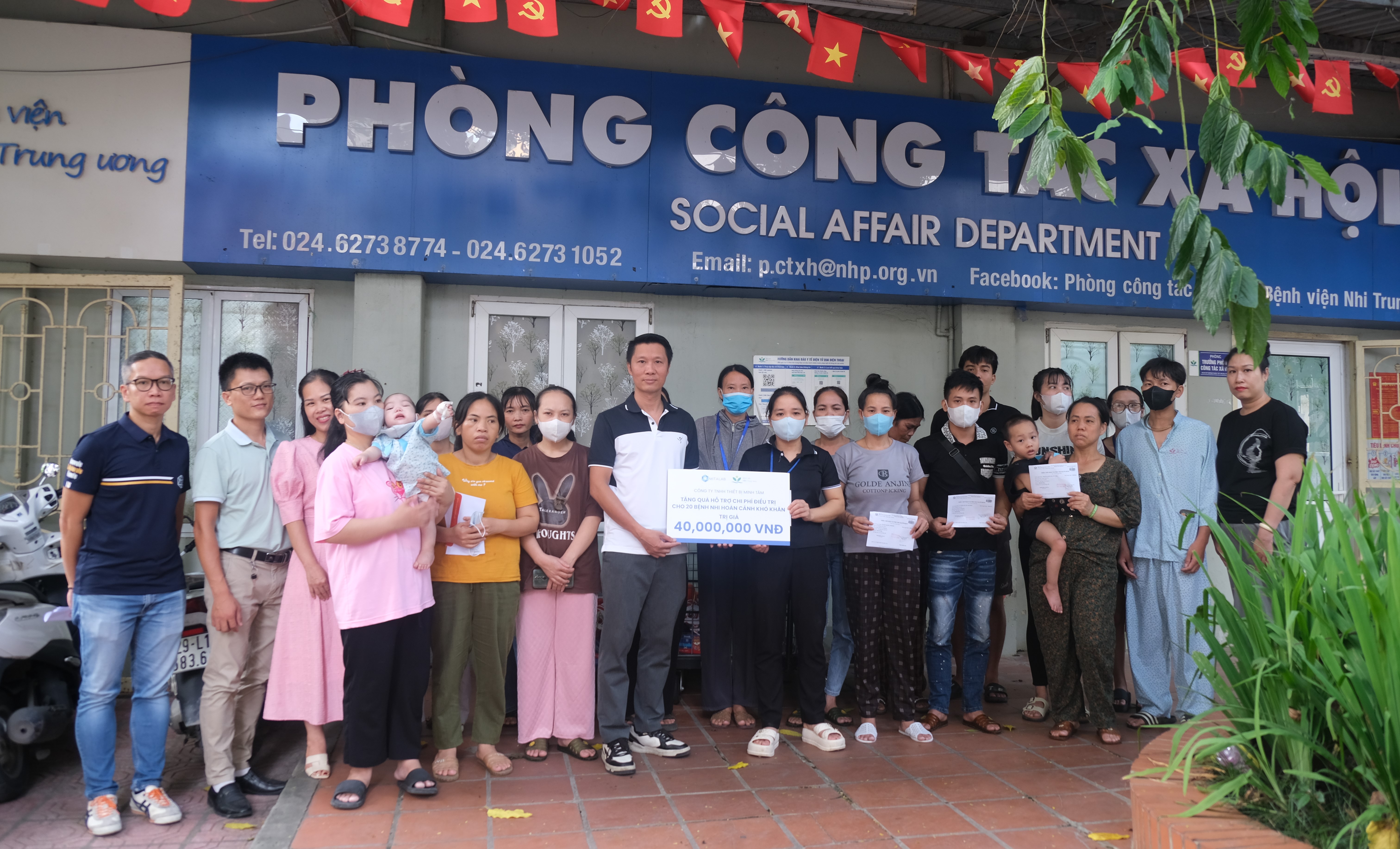 MITALAB TRAO TẶNG 20 SUẤT QUÀ HỖ TRỢ CHI PHÍ ĐIỀU TRỊ CHO BỆNH NHI KHÓ KHĂN TẠI BỆNH VIỆN NHI TRUNG ƯƠNG
