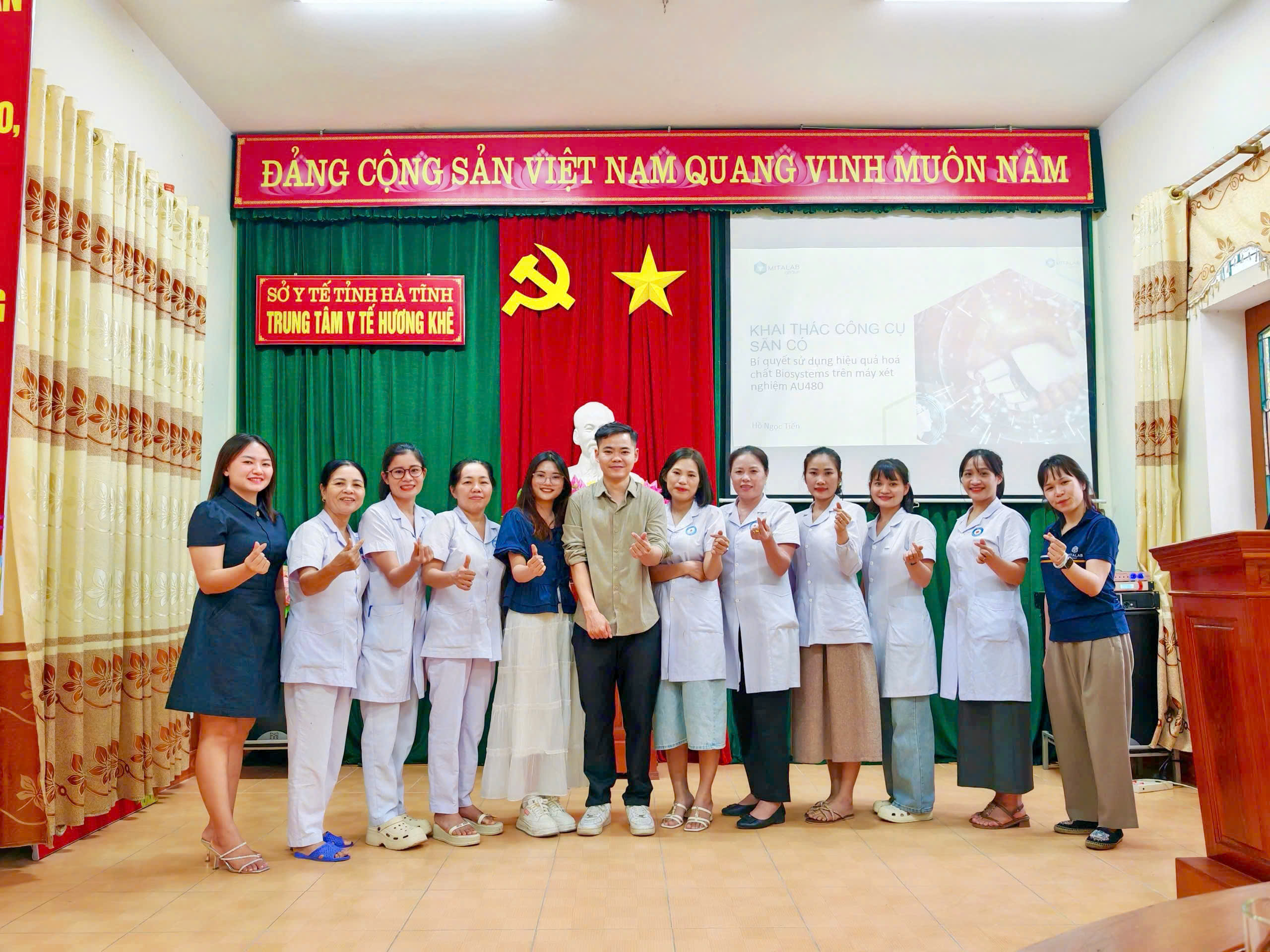 MITALAB ĐỒNG HÀNH CÙNG HỘI THẢO “QUẢN LÝ CHẤT LƯỢNG XÉT NGHIỆM SINH HÓA – HÓA CHẤT BIOSYSTEMS TRÊN MÁY AU480”