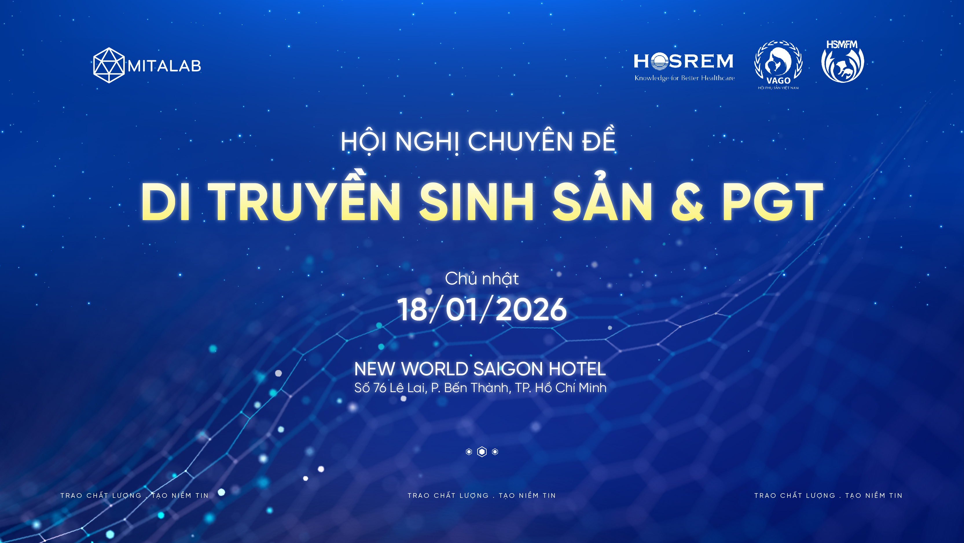 MITALAB TỰ HÀO ĐỒNG HÀNH CÙNG HỘI NGHỊ DI TRUYỀN SINH SẢN & PGT 2026