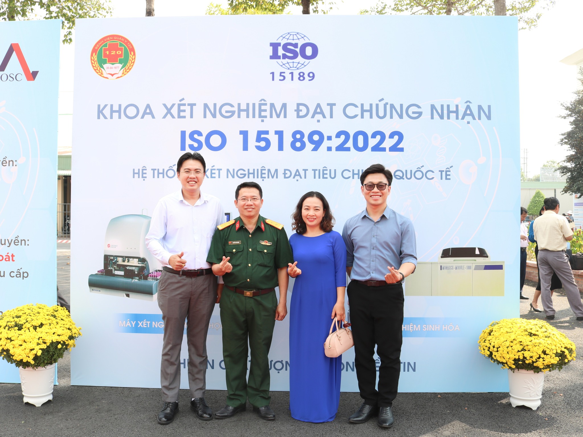CÔNG TY TNHH THIẾT BỊ MINH TÂM ĐỒNG HÀNH CÙNG KHOA XÉT NGHIỆM BỆNH VIỆN QUÂN Y 120 TRONG CÔNG TÁC TRIỂN KHAI & HOÀN THIỆN TIÊU CHUẨN ISO 15189:2022